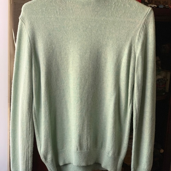 Celadon Mint Color Sweater - Picture 3 of 6